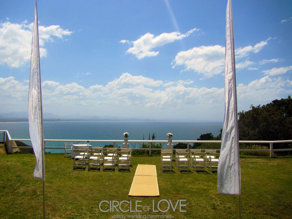 cape byron lighthouse, byron bay wedding ceremony locations