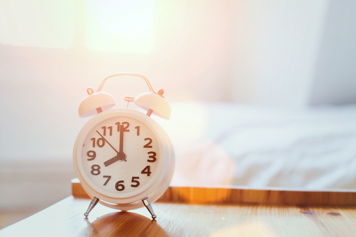 morning time background, alarm clock