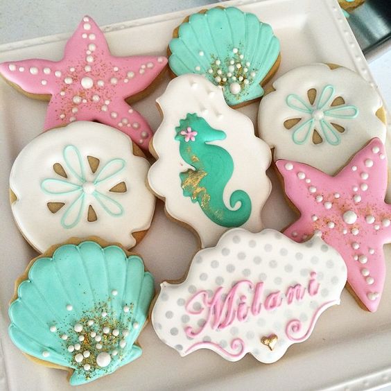 Mermaid cookies