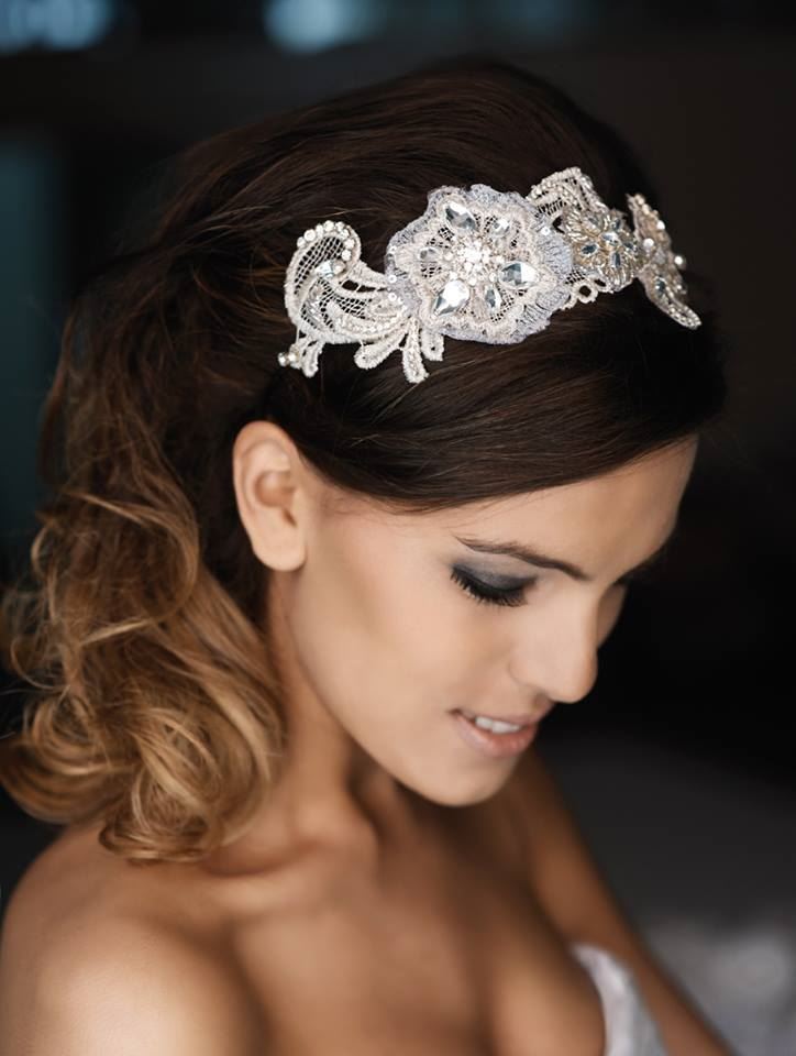 Alishta Accessories - bride wearing hair accessory