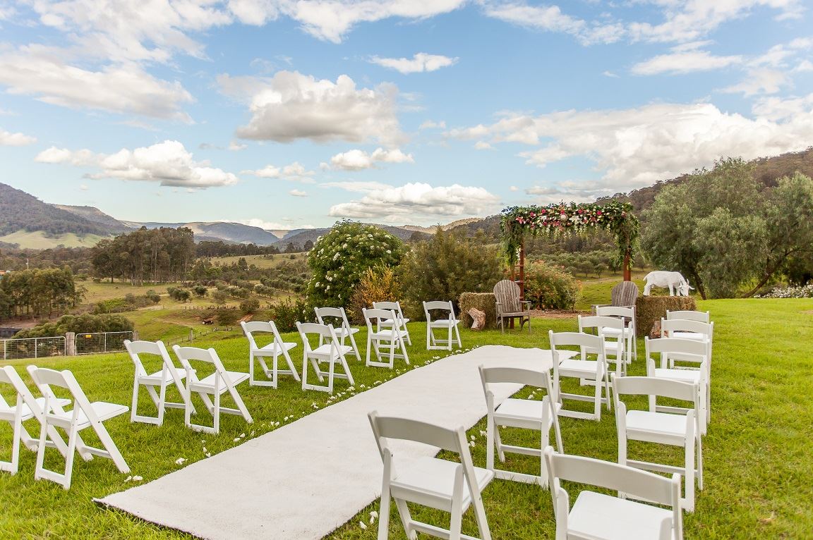 lonely goat olives, farm wedding nsw