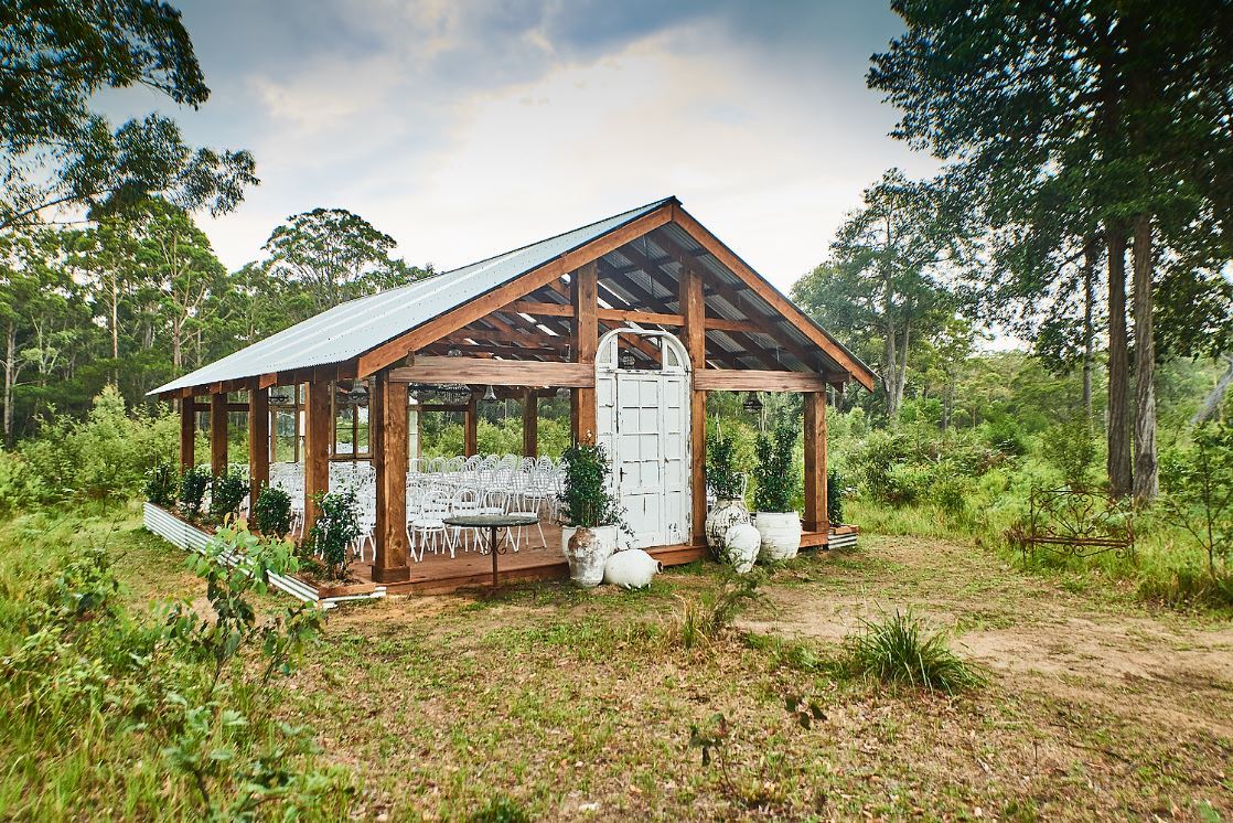 the woods farm, farm wedding nsw