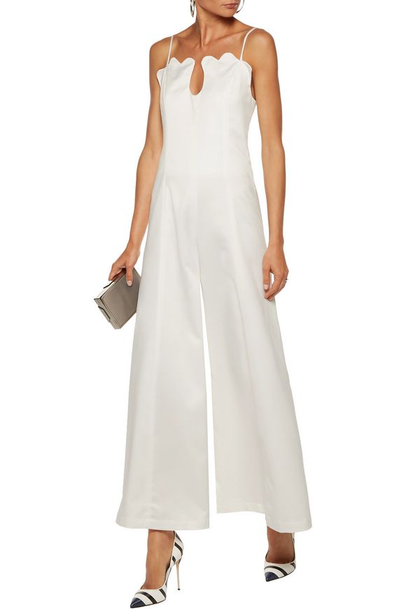 chiffon bridal jumpsuit