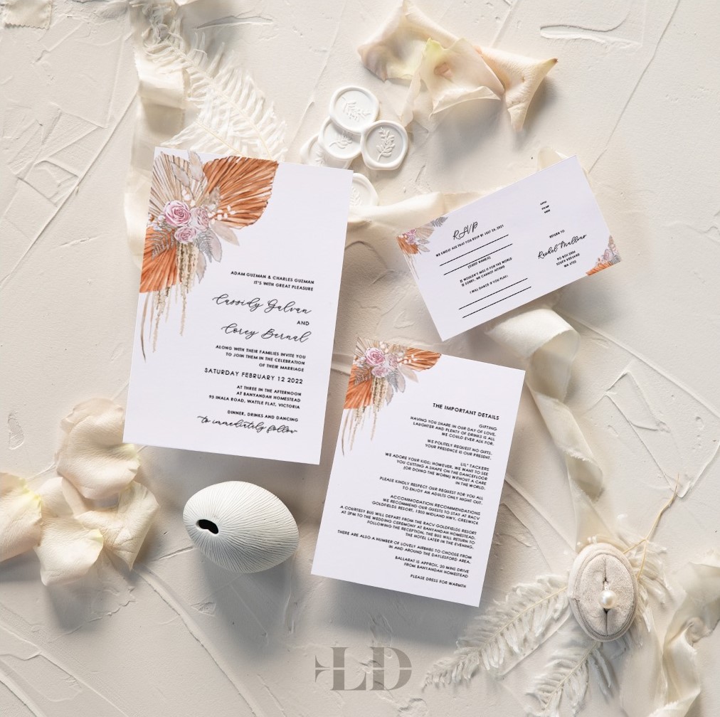 Lala Design Perth Wedding Invitations