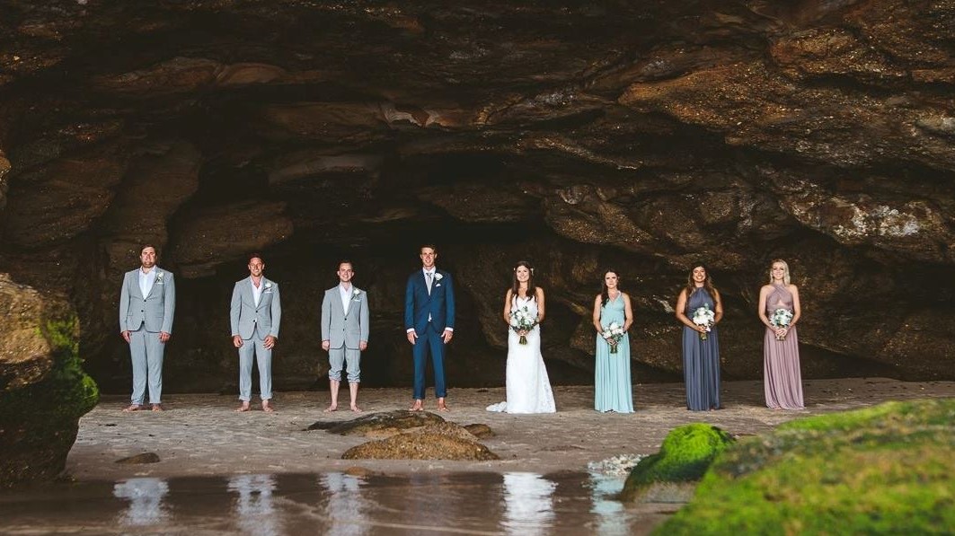 wedding in a cave