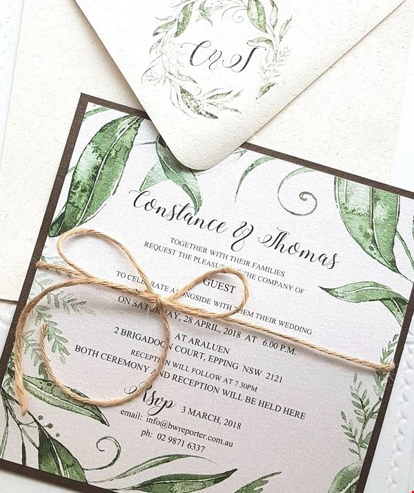 wedding invitations Sydney