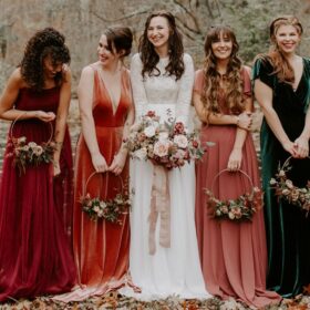 miss matching style ideas for your bridesmaids