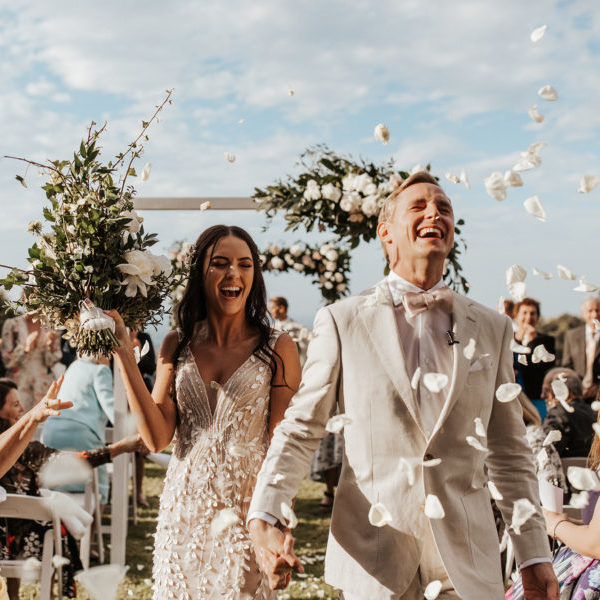 Bohemian winery wedding