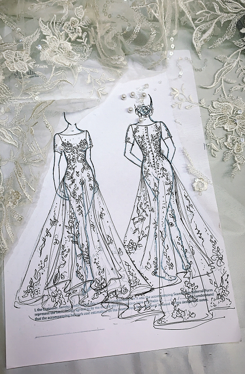 design your own wedding dress