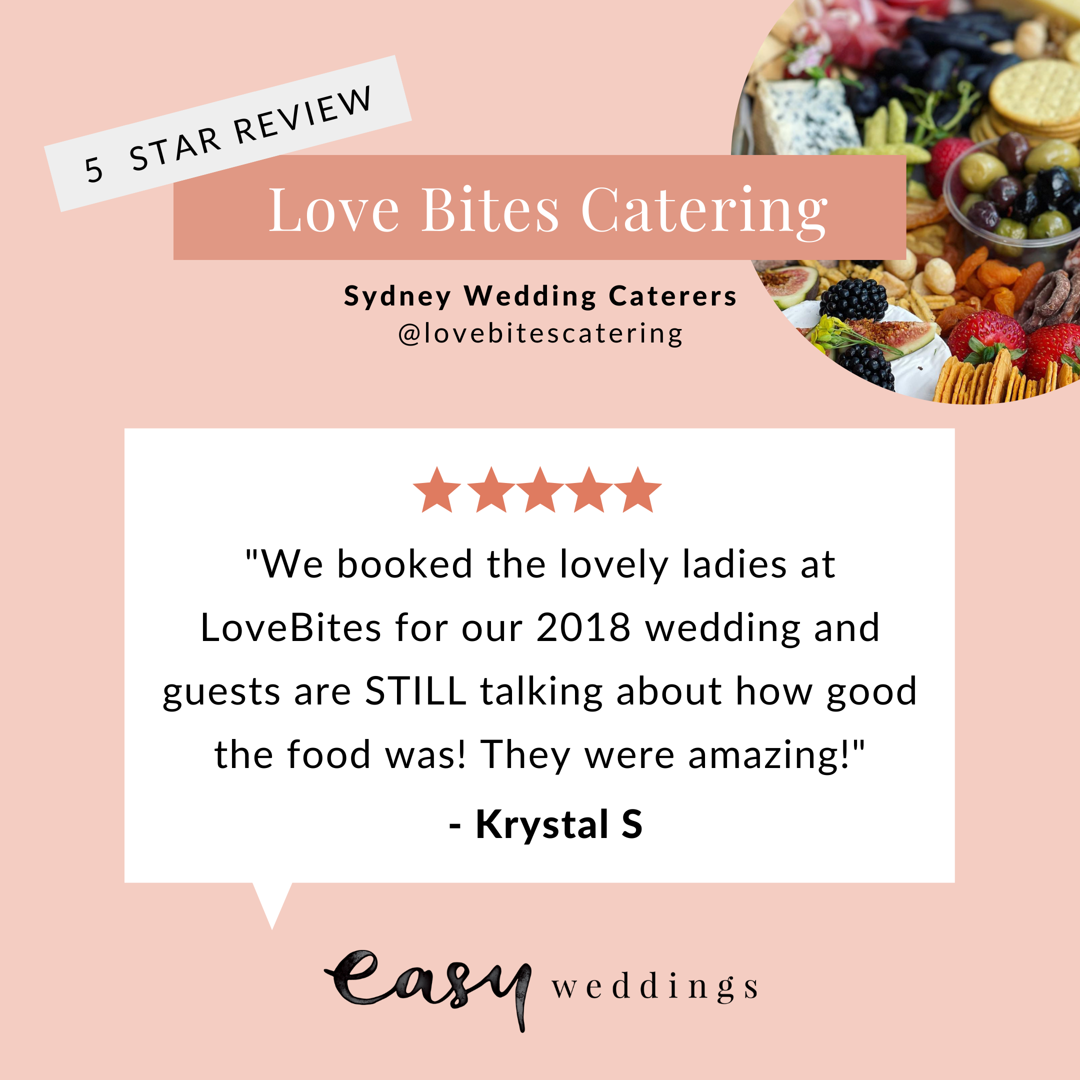 Love Bites Catering Sydney Review