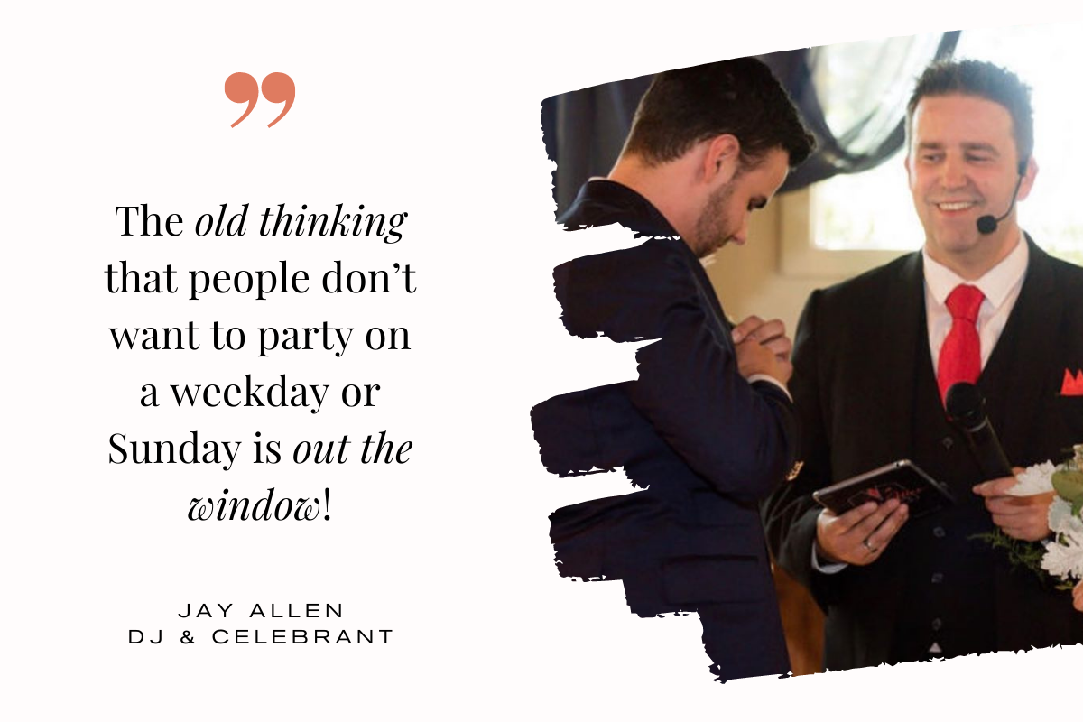 Melbourne celebrant and DJ Jay Allen gives his advice on what to do about wedding postponement fatigue.
