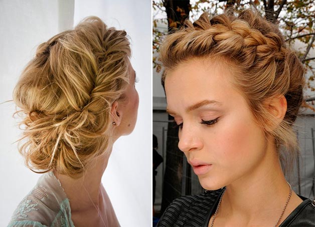 Braids updo