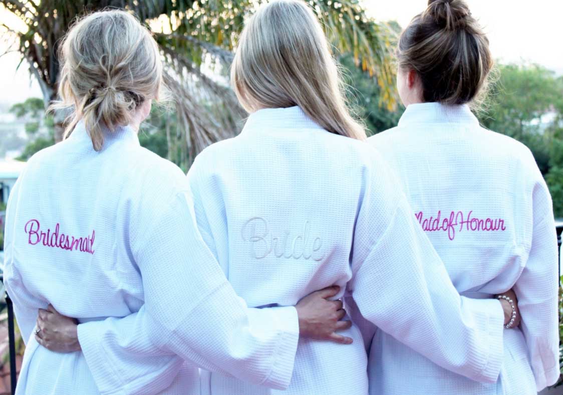 gift ideas for bridesmaids bath robes