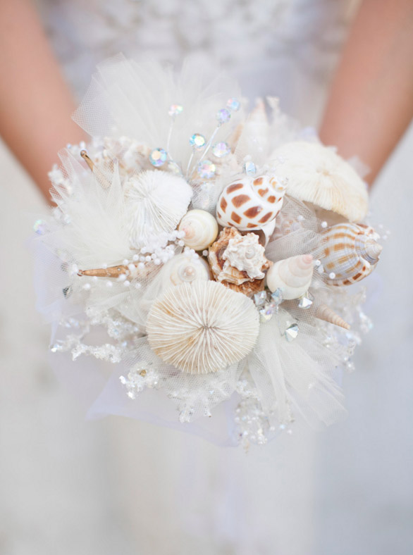 sea shell bouquet
