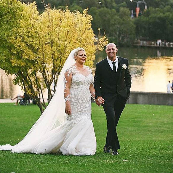 bride and groom by