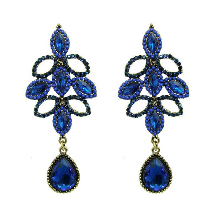 something blue earrings easy weddings bridal accessories