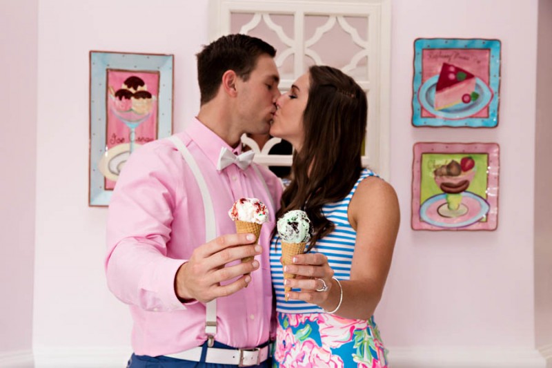 Ice Cream Parlour Engagement Florida 8 800x533 1
