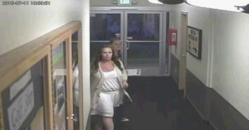 Denise Burns aka the Bridal Bandit captured on security footage is wanted by police for a string of theft charges 900x4711 1
