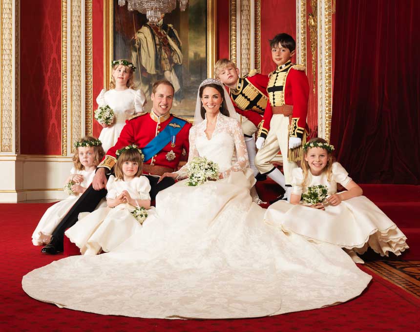 The Offical Royal wedding photography courtesy of the British Monarchy.