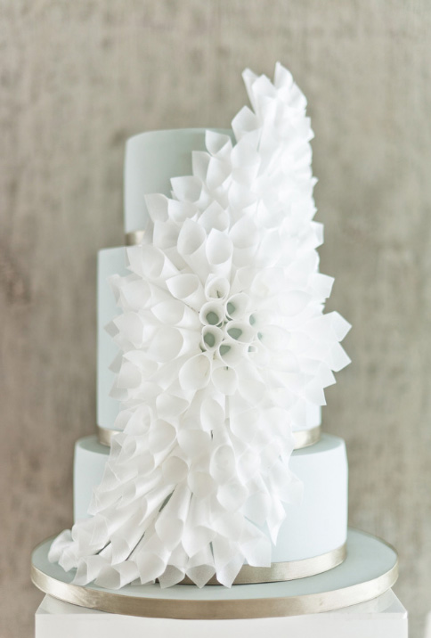Wedding cake origami Image Anushe Lowe
