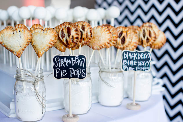 pie pops wedding dessert ideas