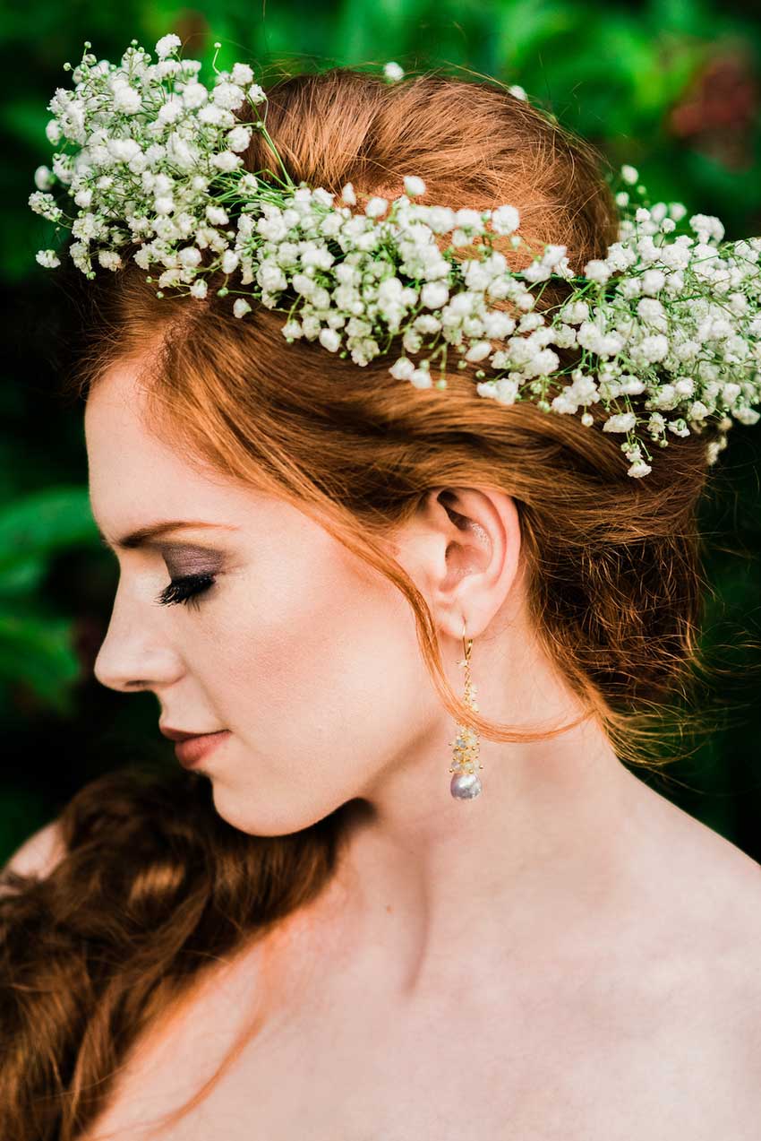 bridal flower crown 