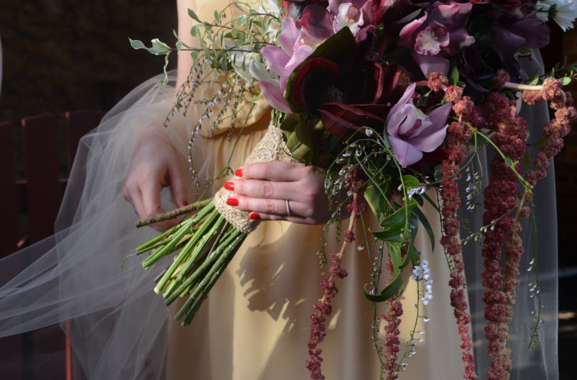 vintage bridal bouquet