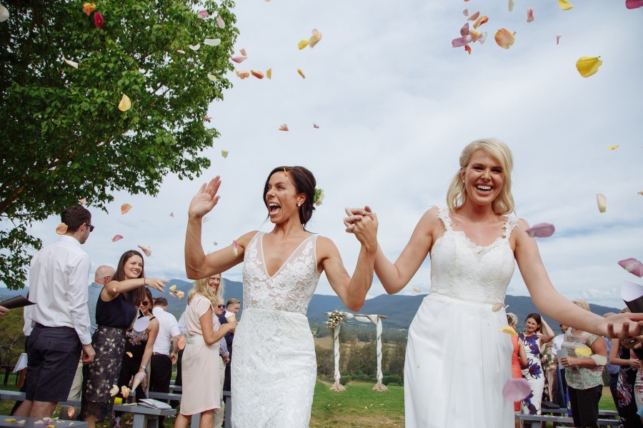 Gowns by Alvina Valenta, Made with Love. Image by Veri Photography