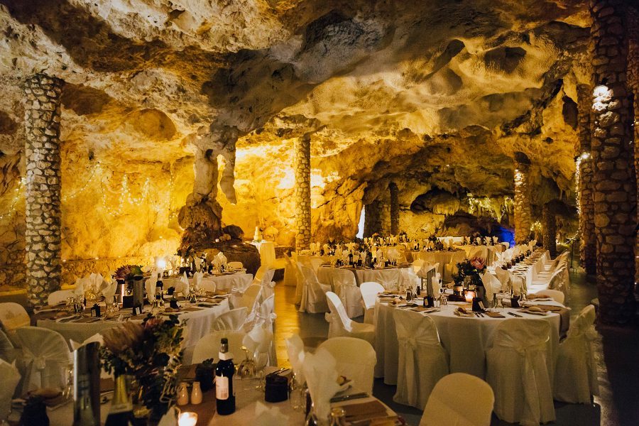 wedding in a cave