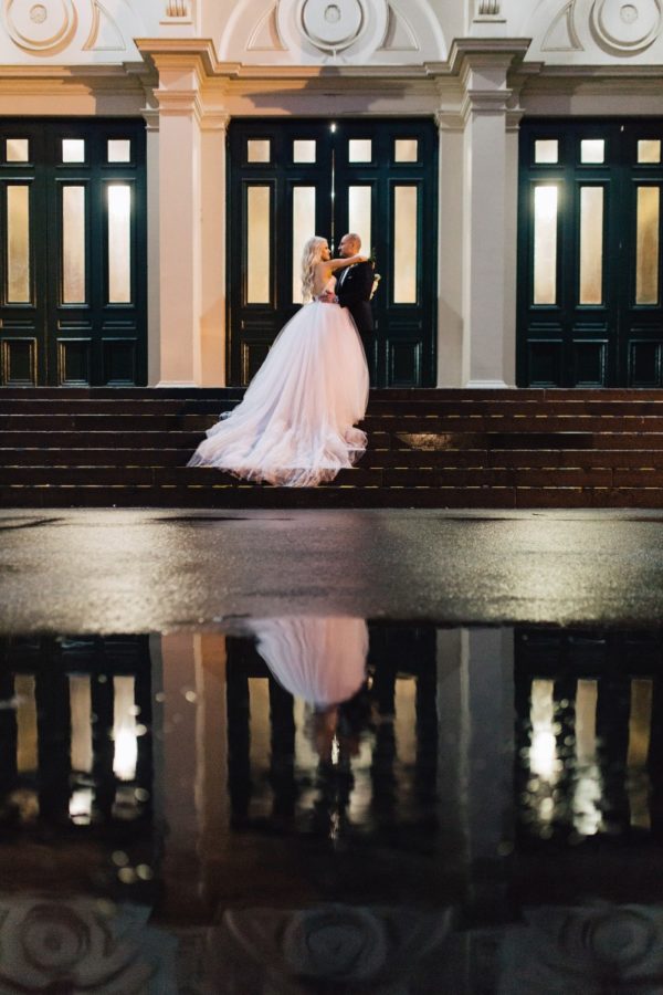 rainy wedding day