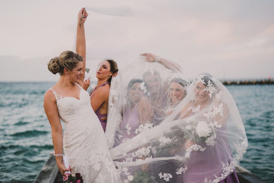 rainy wedding day