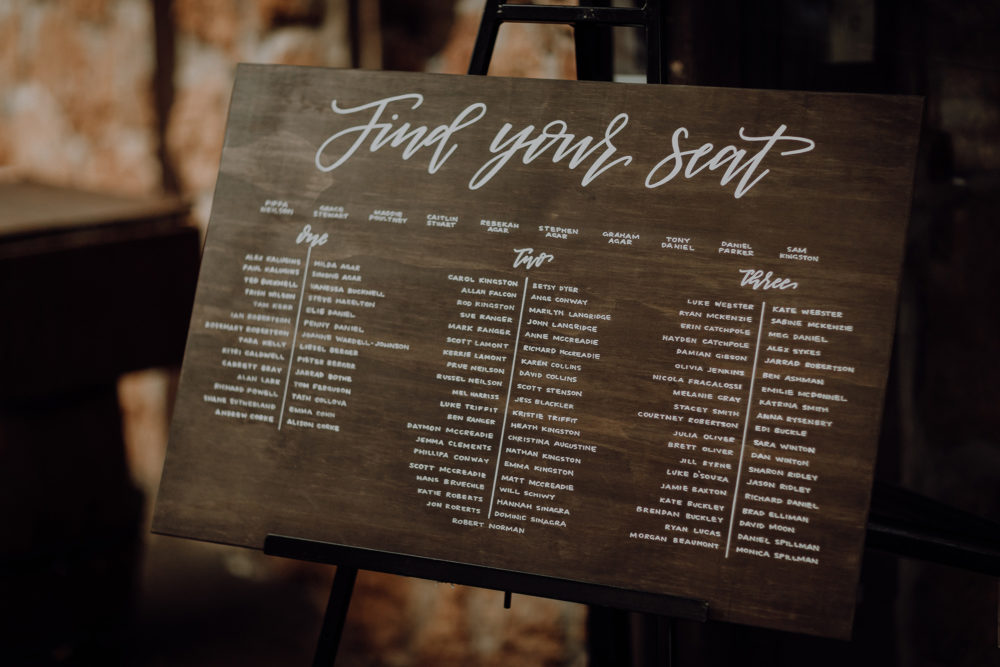 10 table chart ideas for different wedding styles – Easy Weddings