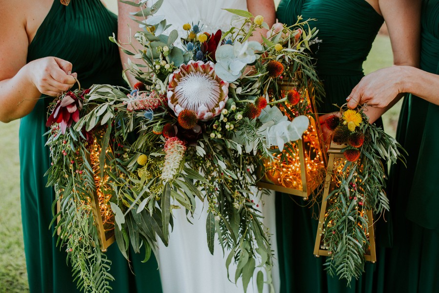 non-traditional wedding bouquets
