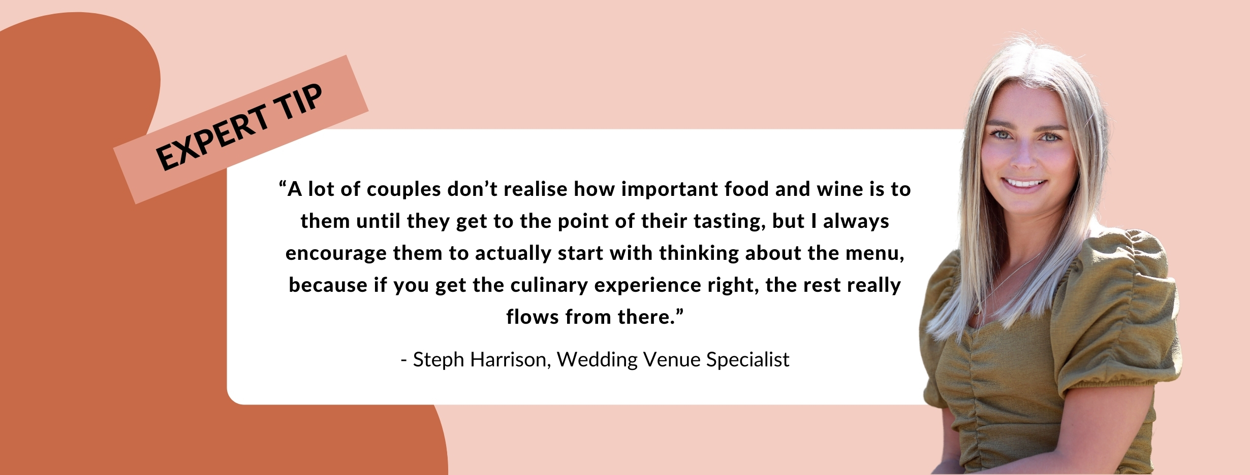 Steph Harrison Expert Tip Creative Wedding Menu Ideas Article