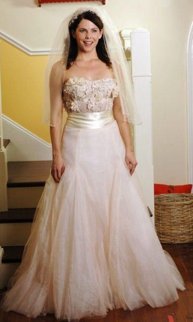 Lorelai Gilmore wedding dress Gilmore Girls 