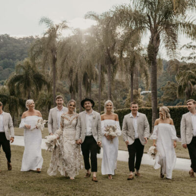 Austinvilla Estate Gold Coast wedding for Gabie and Scott by Commonstudios Photography. Boho rustic wedding QLD.