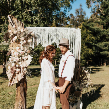 Boho wedding inspiration shoot at Folly Farm in the Dandenong Ranges by Wild Heart Events and My Scandi Style Photography.