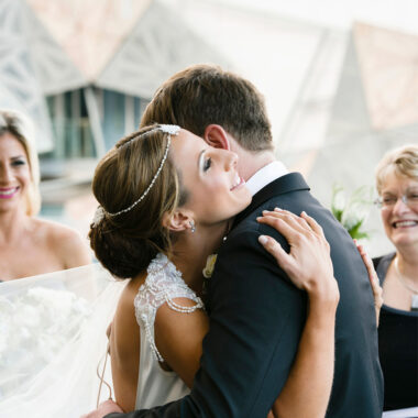 Melbourne stars at Jacqueline & Sam’s chic urban wedding