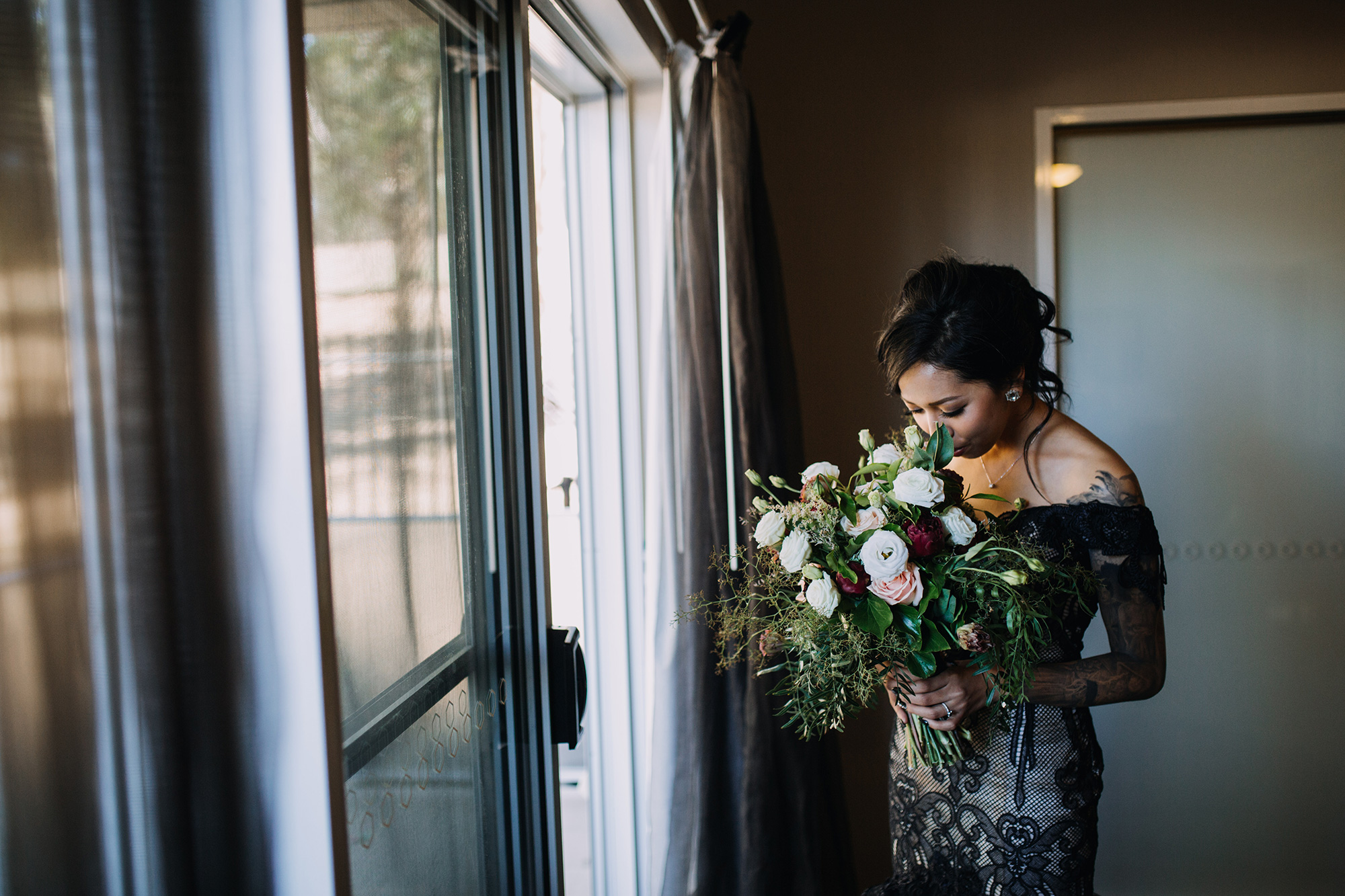 Amy Andrew Alternative Gothic Wedding Zee and Cee Studio 009