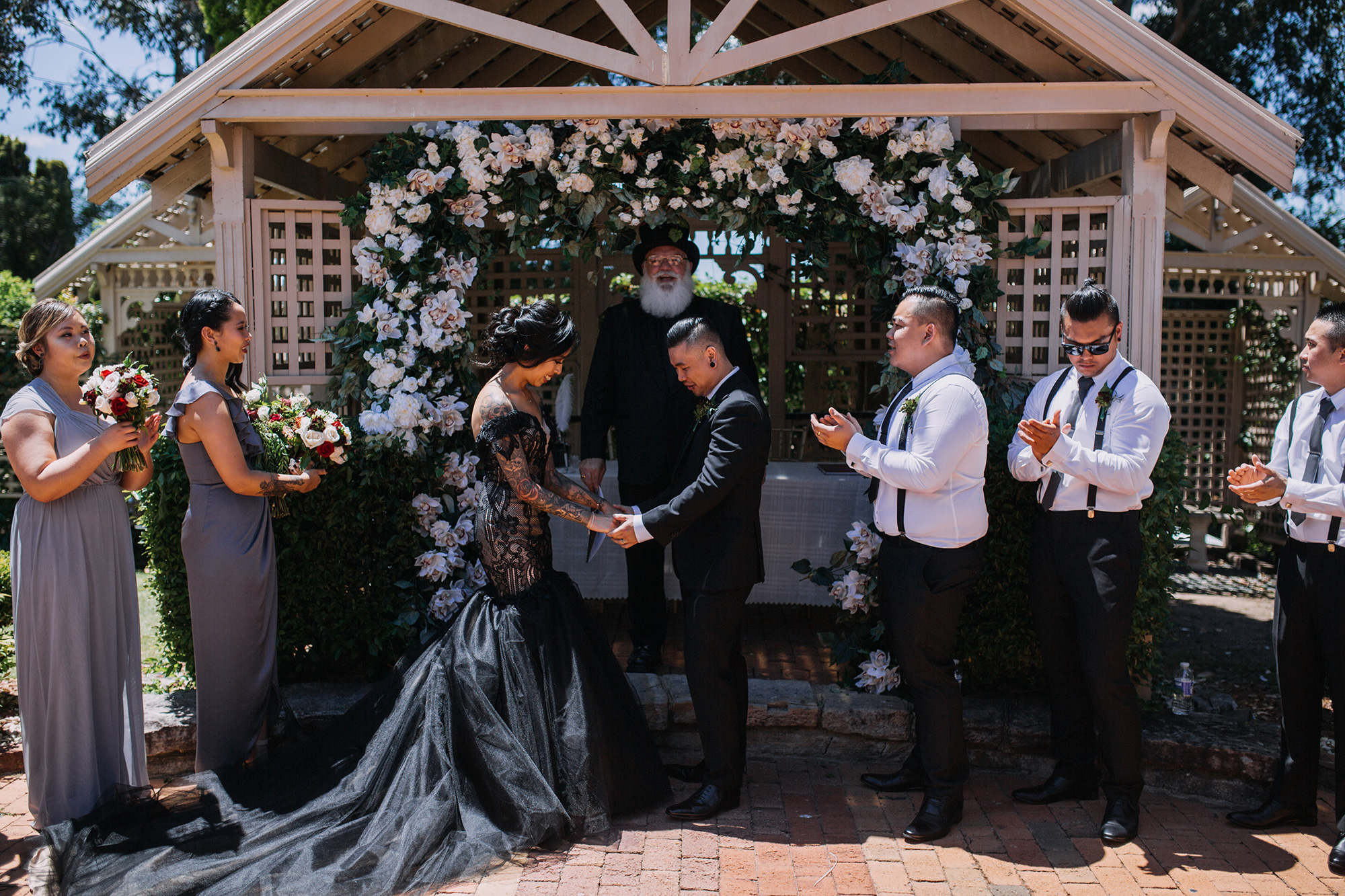 Amy Andrew Alternative Gothic Wedding Zee and Cee Studio 024