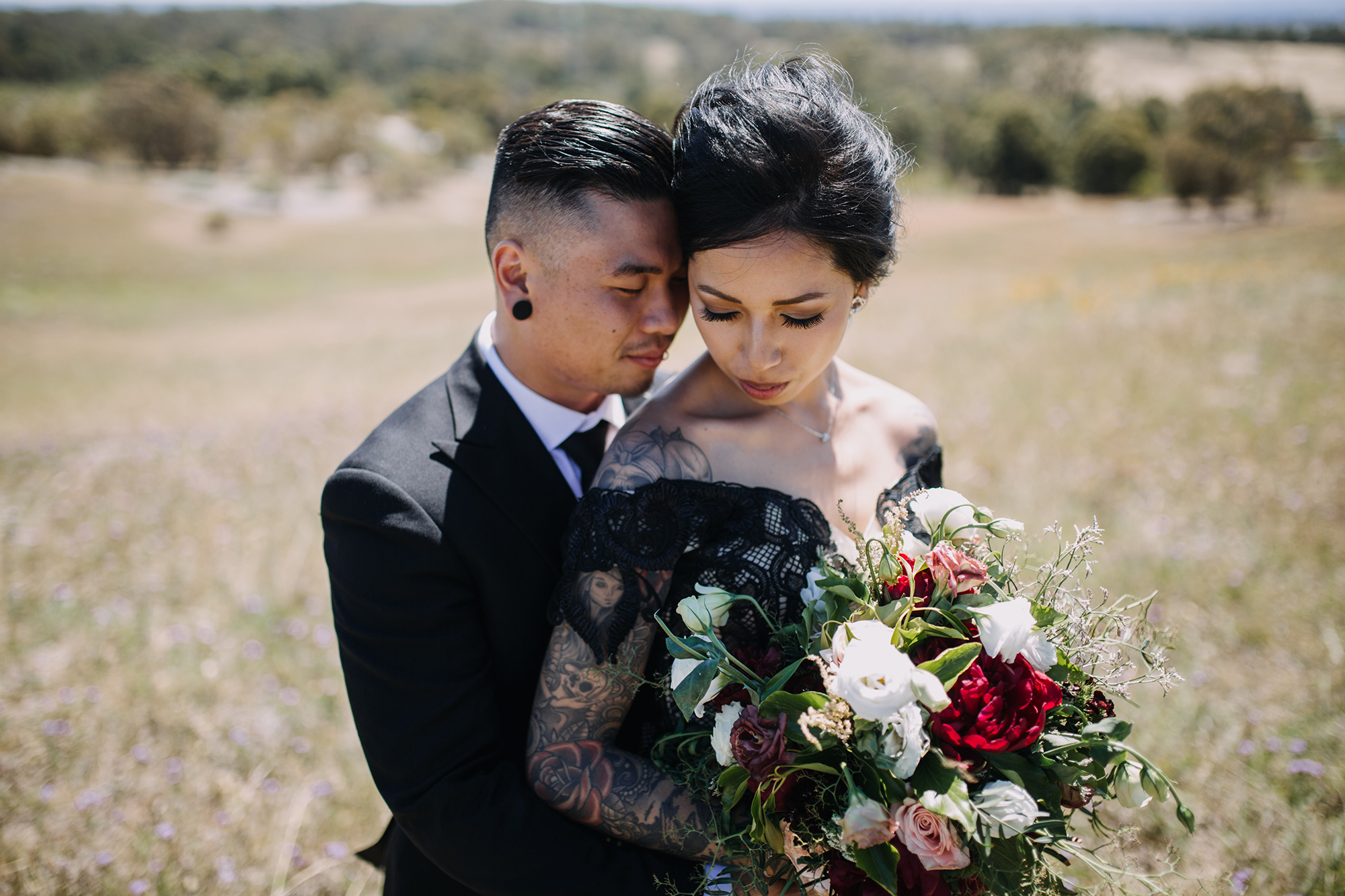 Amy Andrew Alternative Gothic Wedding Zee and Cee Studio 038
