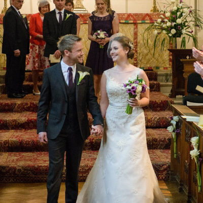 Louise Steve Slewyn College Wedding featured image