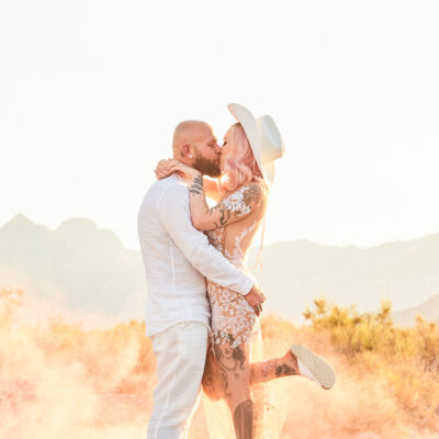 Imogen Steve Vintage Desert Rock Roll Wedding Rose Images SBS 024