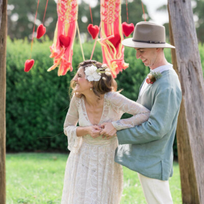 Melbourne couple Marie and Vincent win Easy Weddings competition and $2,500 cash. Their wedding was at The Grove Gippsland, photographed by Passion8 Photography.