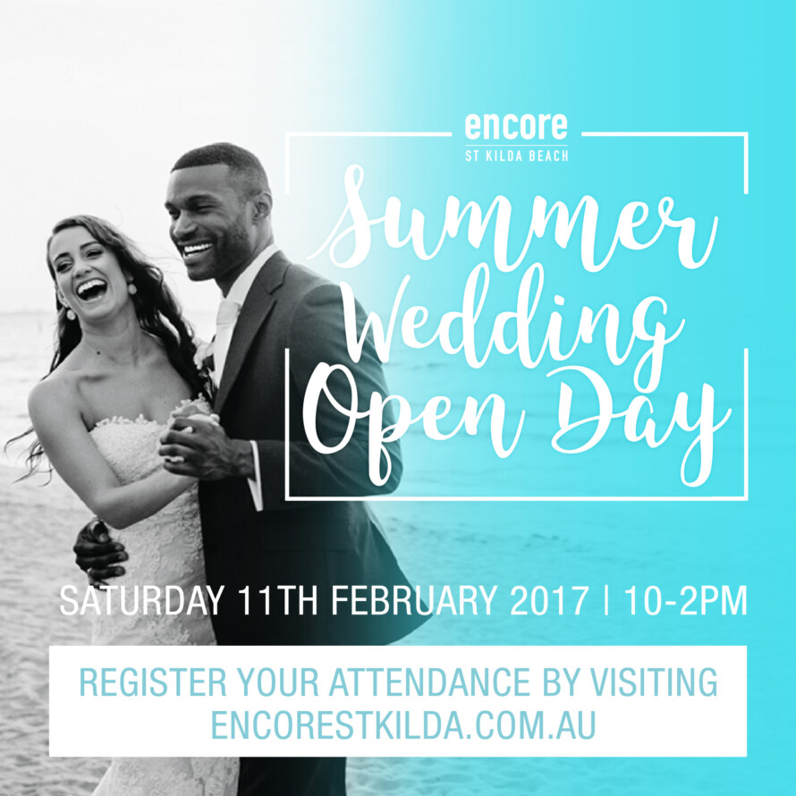 1080x1080px Instagram Encore Wedding Open Day Summer 2017 01