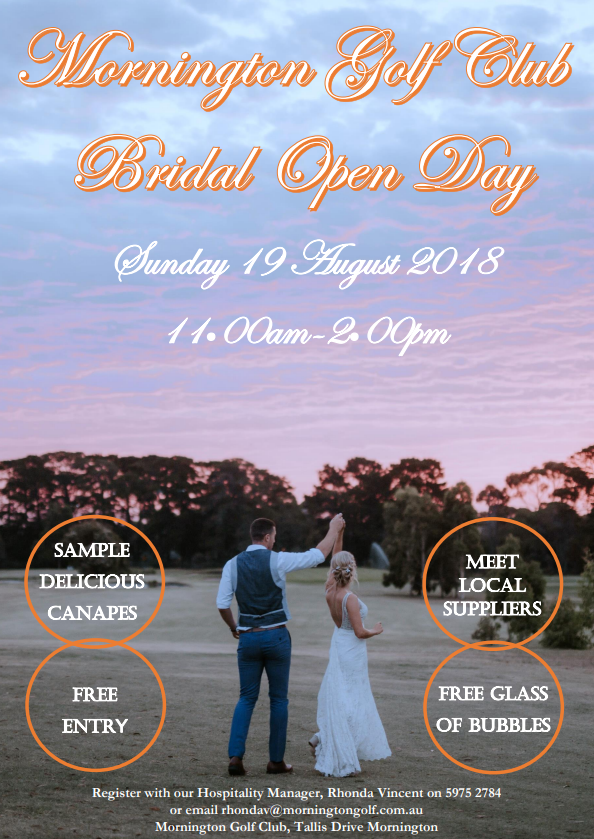 Mornington Golf Club Bridal Open Day