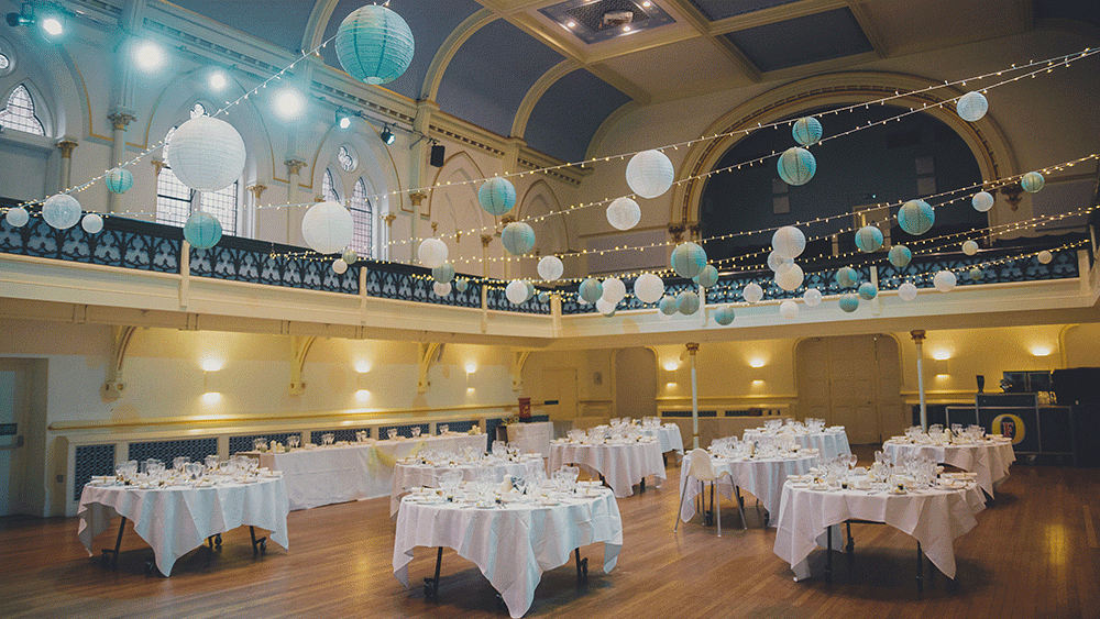 Whinchester Hall wedding lanterns