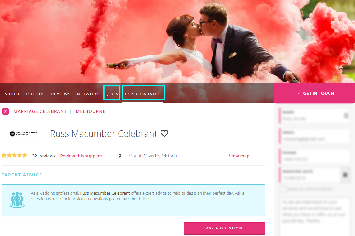 Russ Macumber Celebrant Expert Advice Easy Weddings1