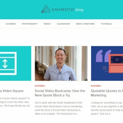 video content using animoto