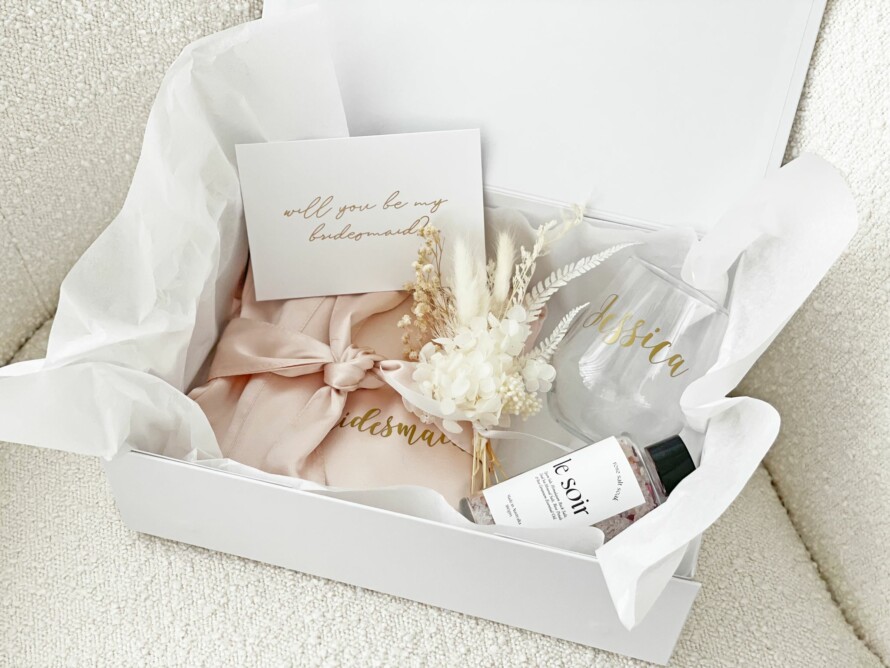 Bridesmaid proposal box ideas your squad will love